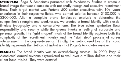 brand development case study: Page & Associates